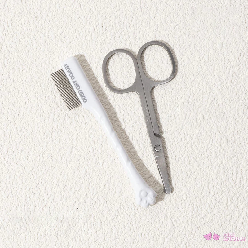 Conjunto para cuidar de pelos faciais
