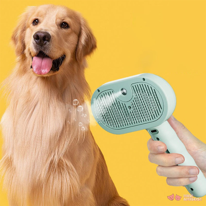 Escova Nimbus Pet para banho a seco + essência de brinde