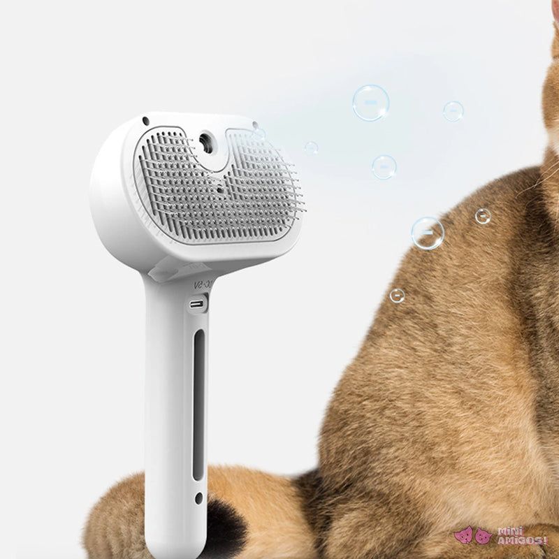Escova Nimbus Pet para banho a seco + essência de brinde