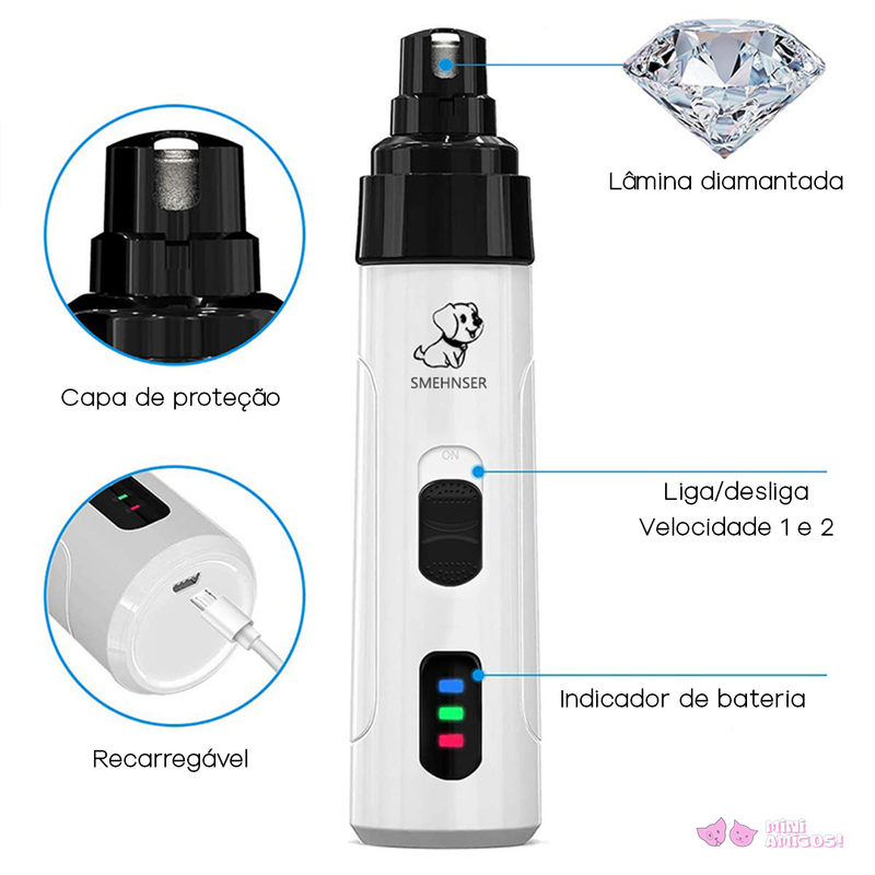 Lixador de unhas elétrico