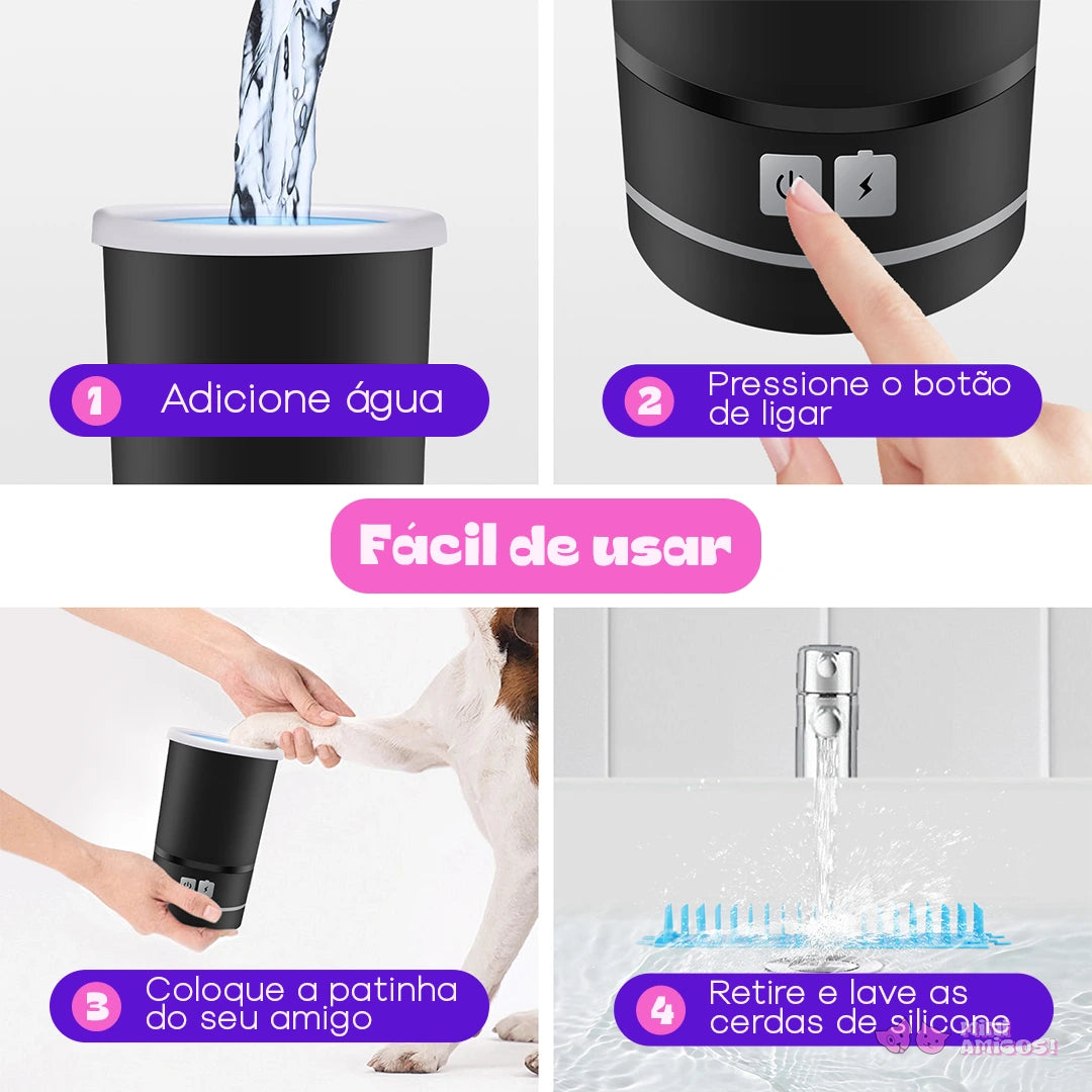 Limpador de patas automático