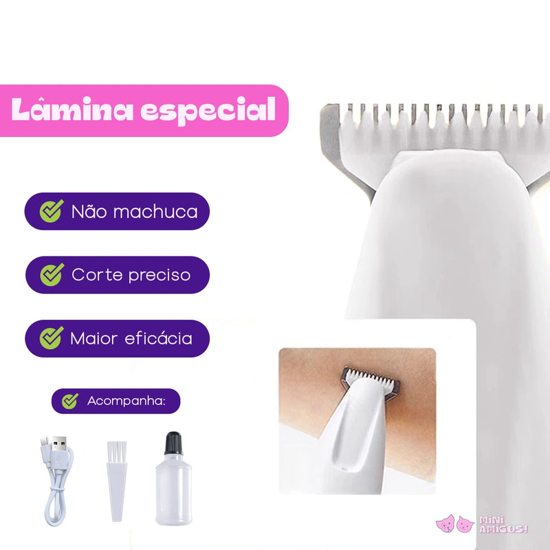 Aparador de pelos sensíveis