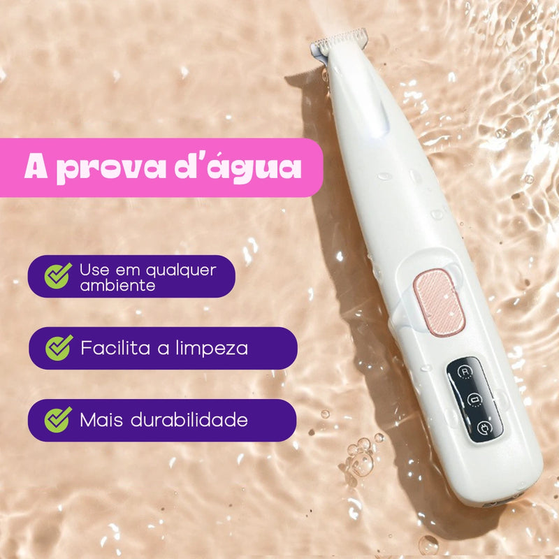 Aparador de pelos sensíveis