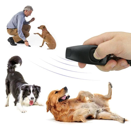 Clicker 2 em 1, adestre seu cão com facilidade