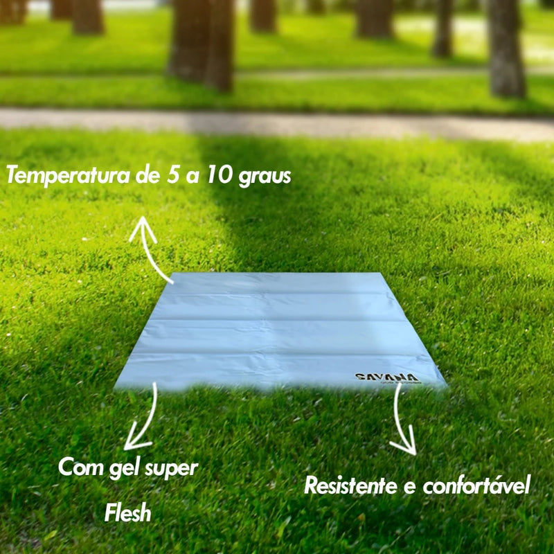Tapete gelado controlador de temperatura